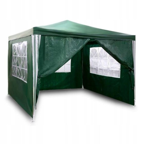 GARDEN PAVILION TRADE TENT PARTY 3x3m + 4 WALLS PLONOS Type pavilion
