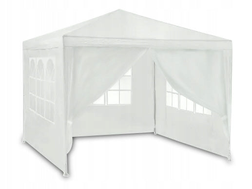 GARDEN PAVILION TRADE TENT PARTY 3x3m + 4 WALLS PLONOS