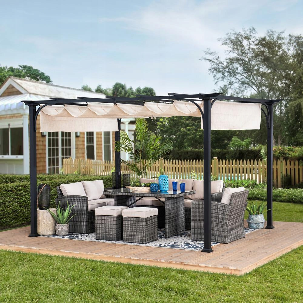 GARDEN PERGOLA 2,8x3,6m TERRACE PERGOLA METAL PERGOLA 58 kg EAN (GTIN) 4262376580050