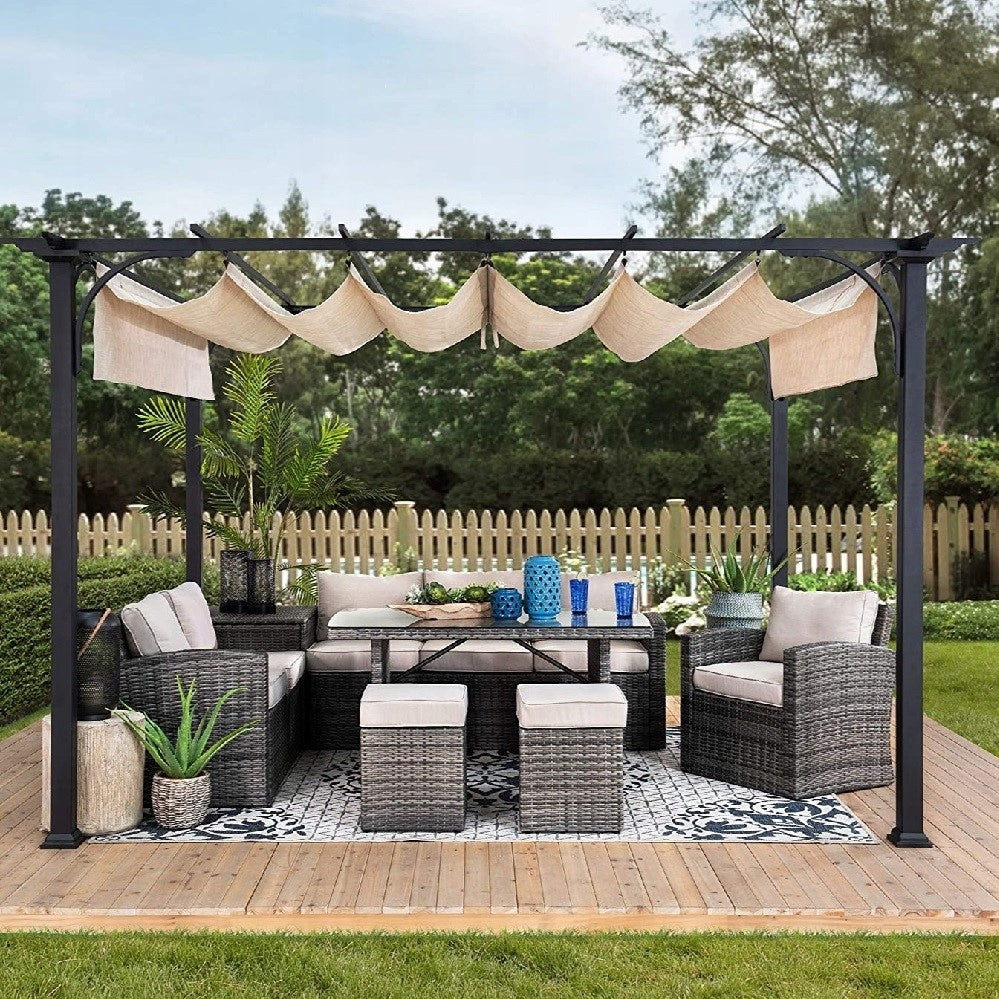 GARDEN PERGOLA 2,8x3,6m TERRACE PERGOLA METAL PERGOLA 58 kg Manufacturer code A106005600