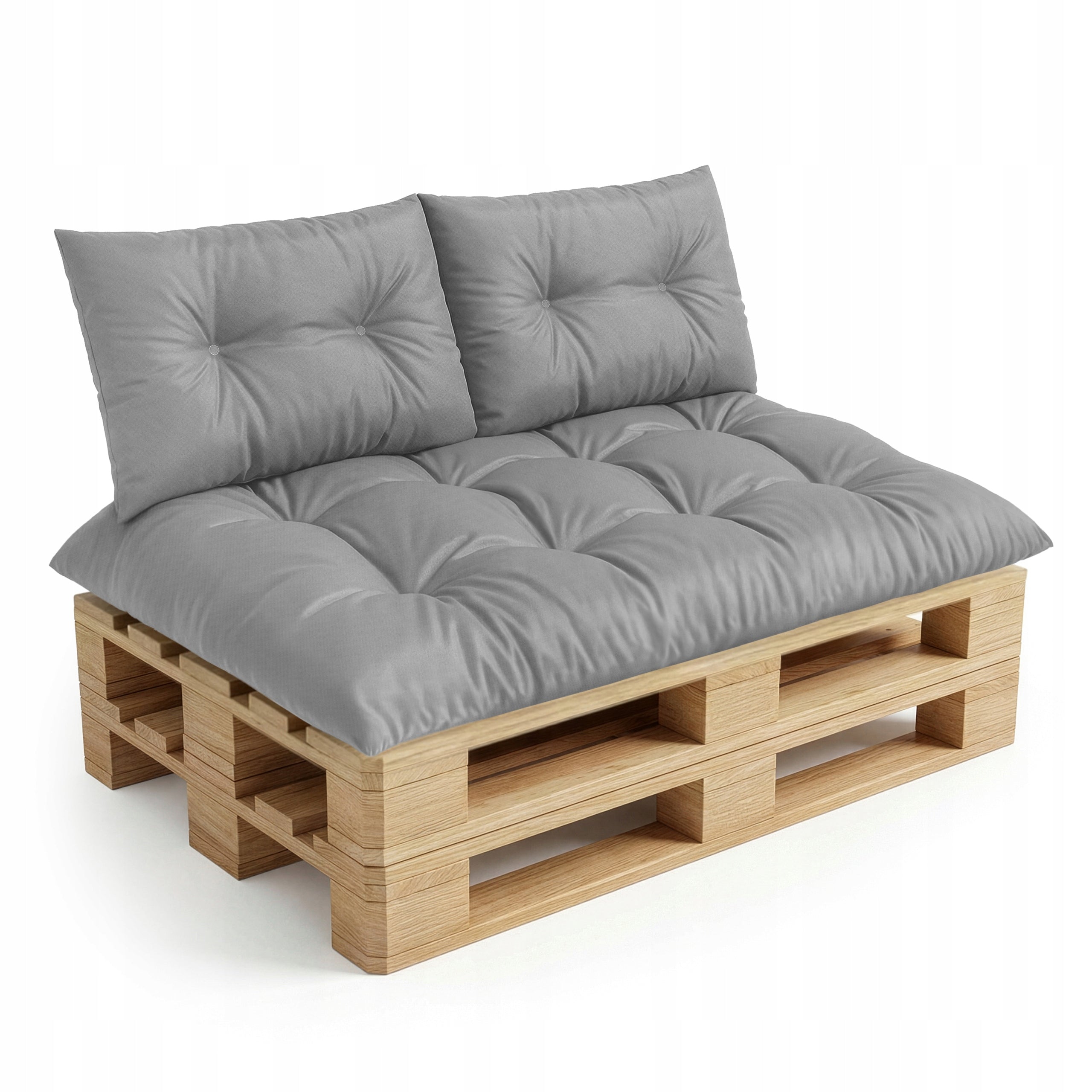 GARDEN PILLOWS FOR PALLETS FURNITURE WITH EURO PALLETS 120x80 CM WATERPROOF SET Packaging status original