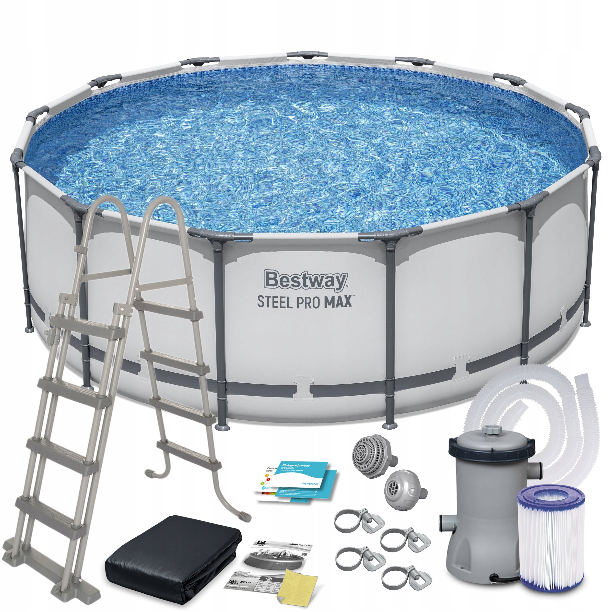 GARDEN POOL FRAME 396x122cm BESTWAY SET
