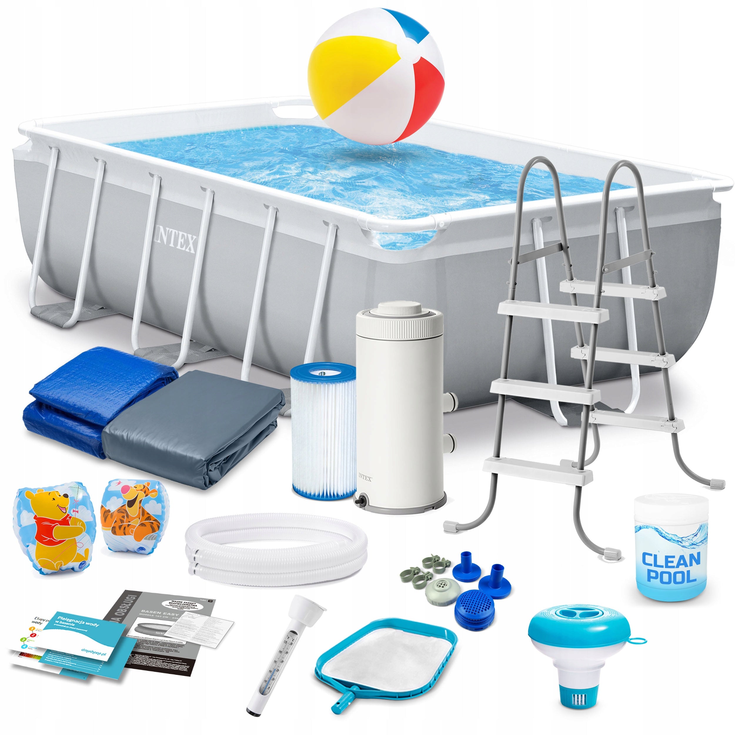 GARDEN POOL FRAME INTEX 300x175 18in1 SET