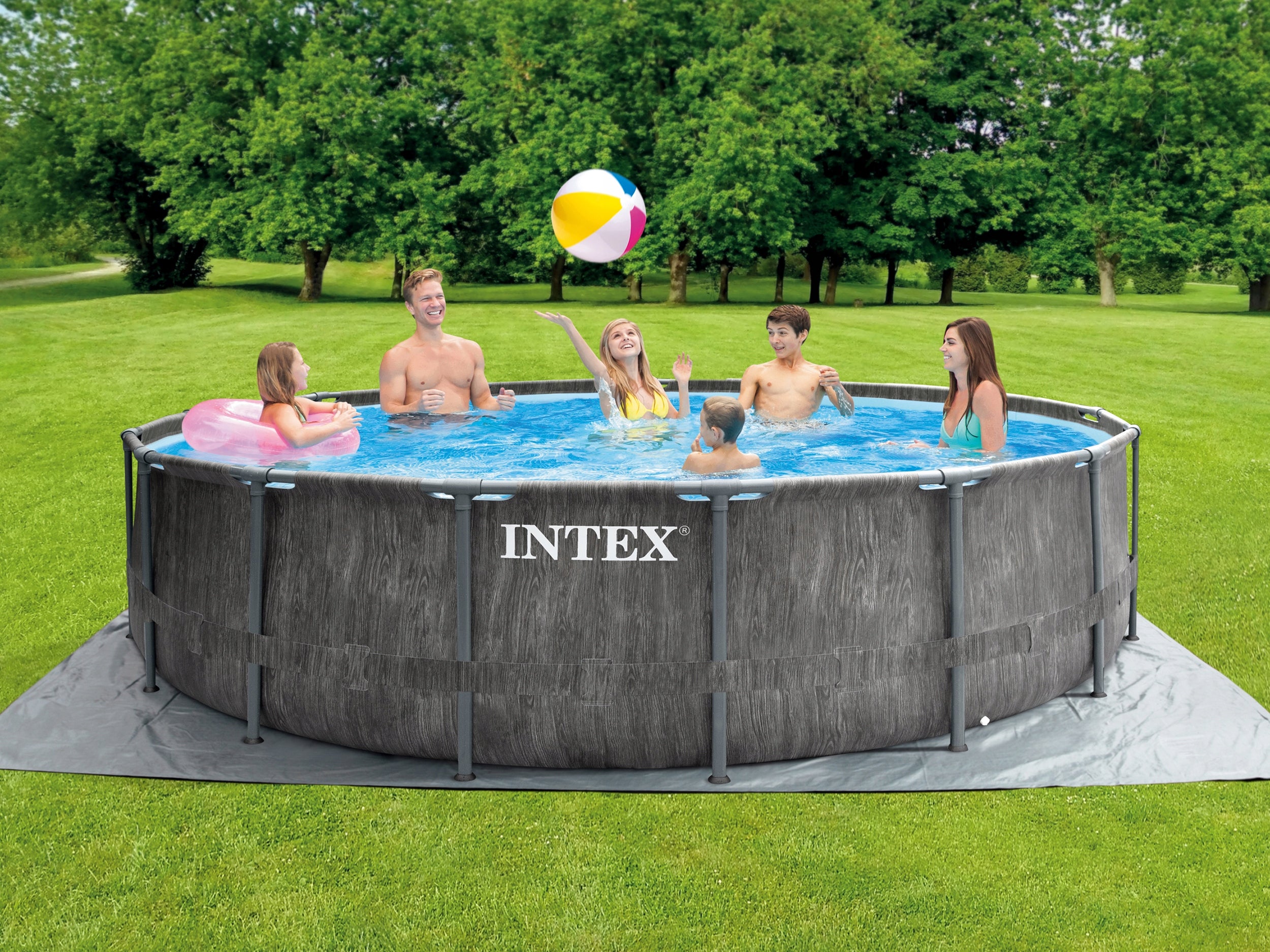 GARDEN POOL FRAME INTEX 457x122 SET 18IN1 Length 457 cm