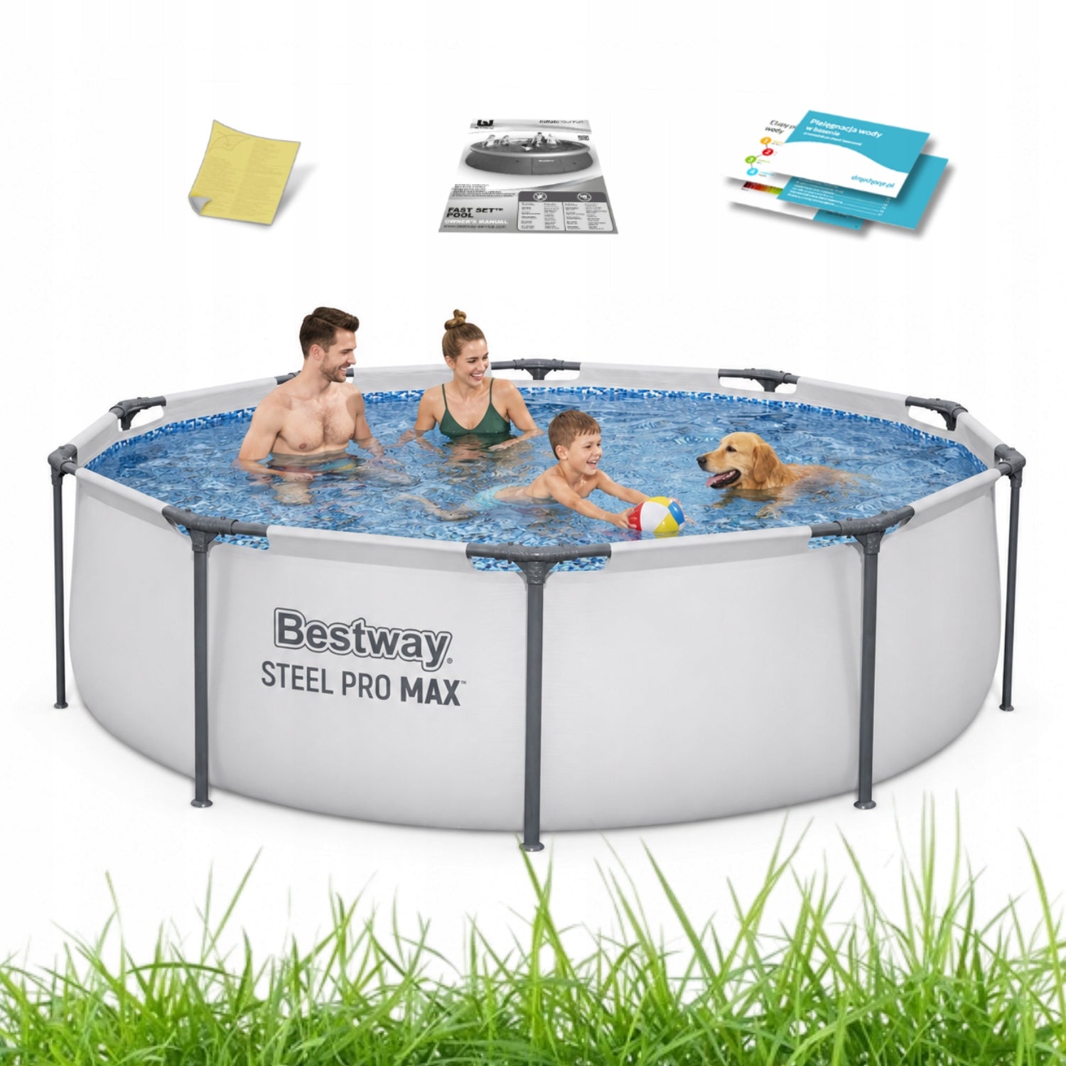 GARDEN POOL FRAME LARGE BESTWAY 305X76 FOR CHILDREN ADULTS FAMILY