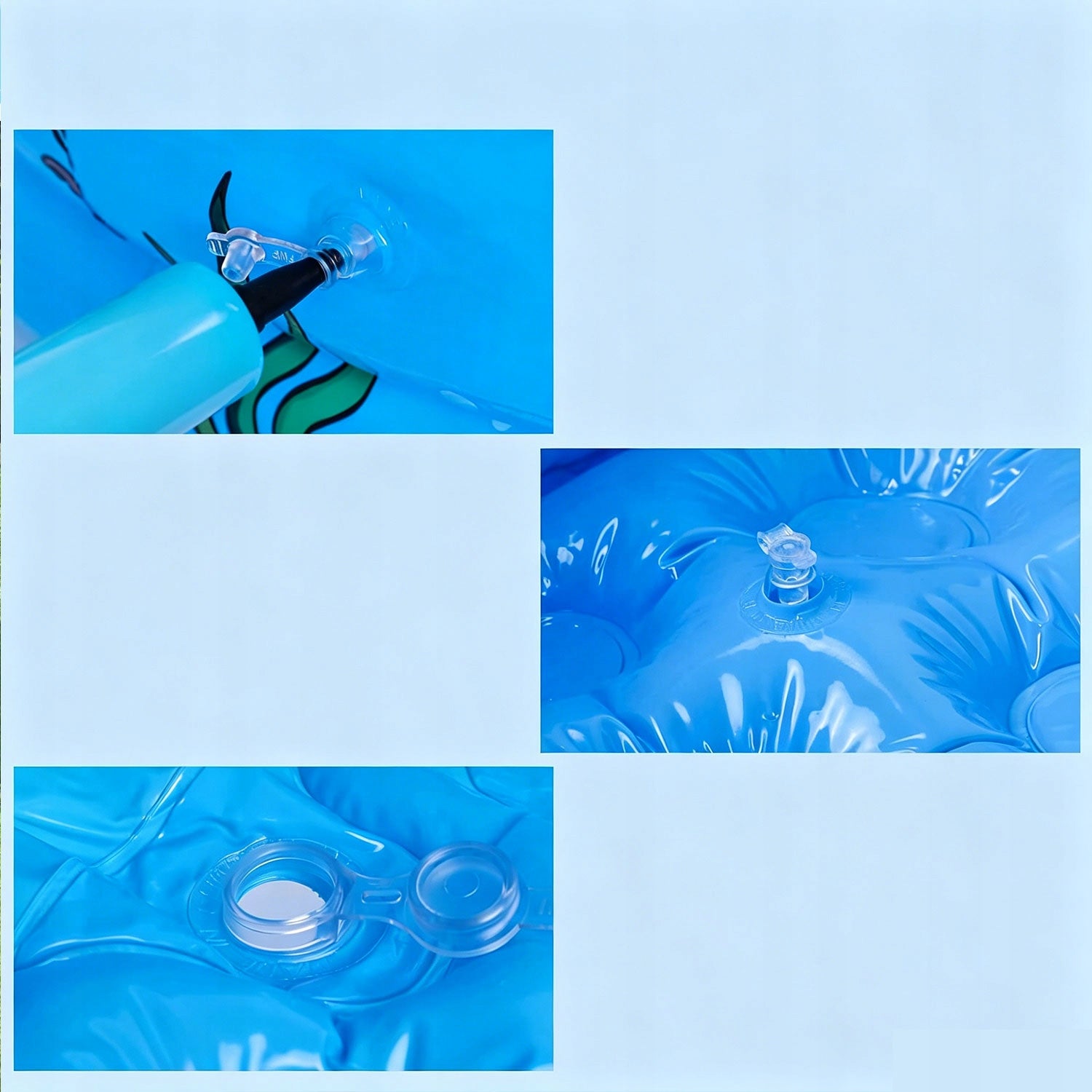 GARDEN POOL INFLATABLE EXPANSION ROUND 116 X 26 CM FOR SMALL CHILDREN Color blue