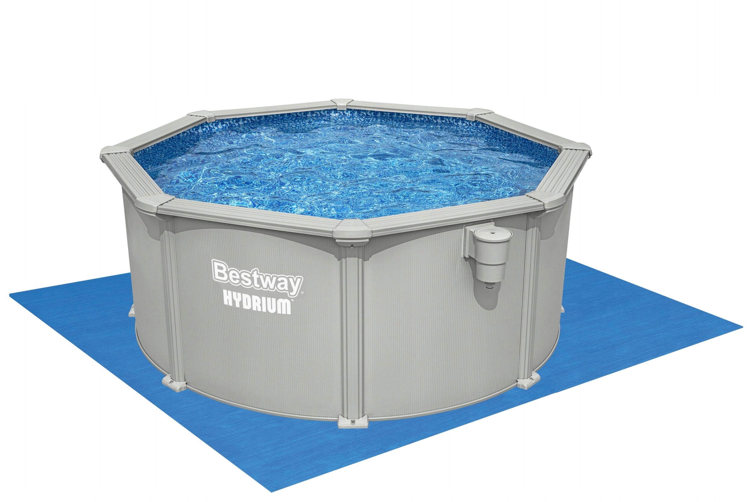 GARDEN POOL PANEL YEAR-ROUND HYDRAUM 305x122 cm BESTWAY SET 13in1 Volume 7630 l