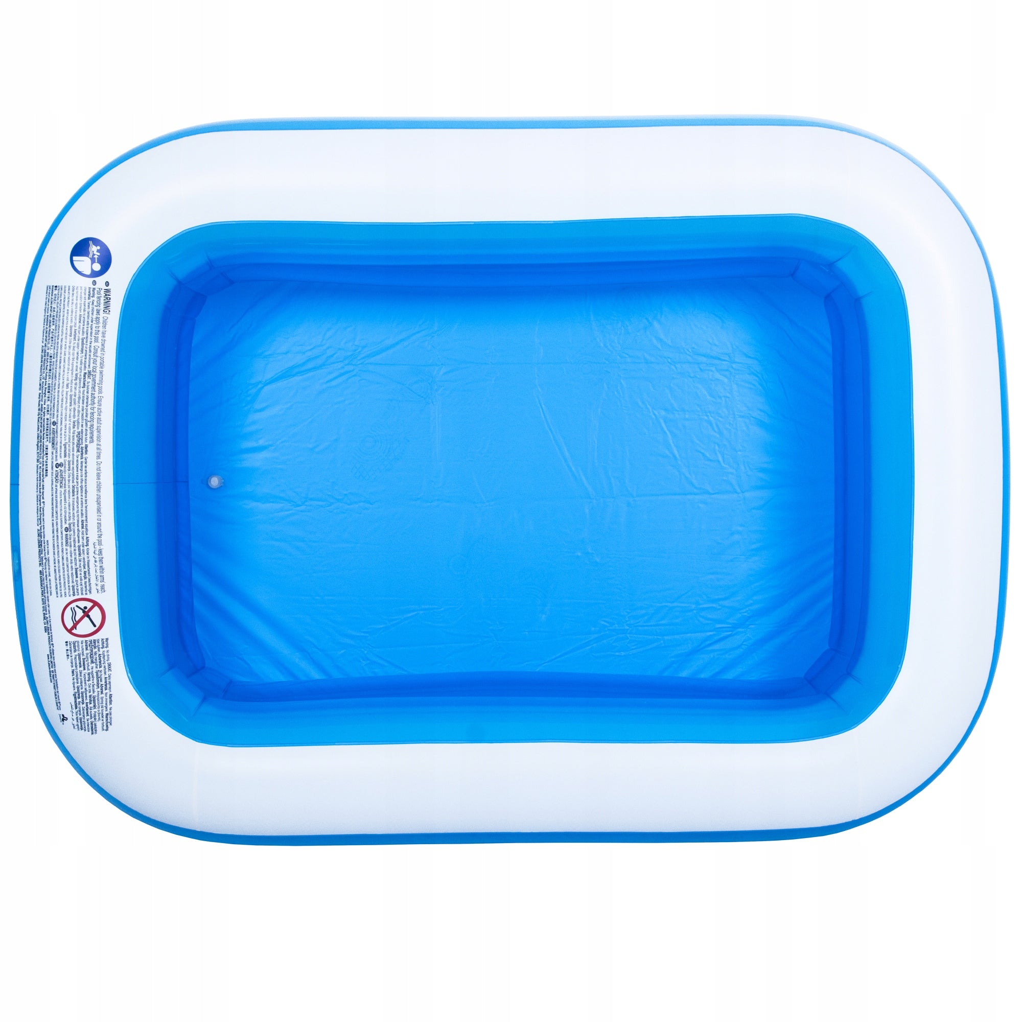 GARDEN POOL RECTANGULAR INFLATABLE FAMILY FOR KIDS FOR GARDEN 200X150CM Height 50 cm