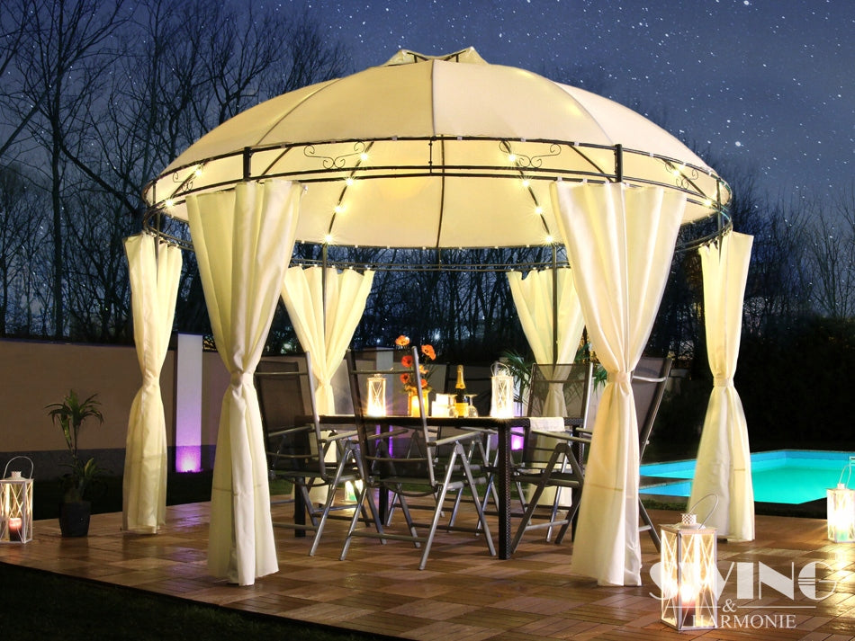GARDEN Pavilion LAVO Swing & Harmonie BURGUNDY 350CM Manufacturer no brand