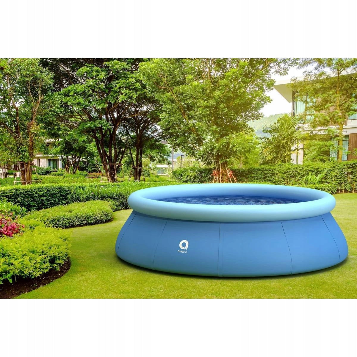GARDEN ROUND EXPANSION POOL 240x63cm WITH FILTER PUMP AVENLI 17792 Height 63 cm