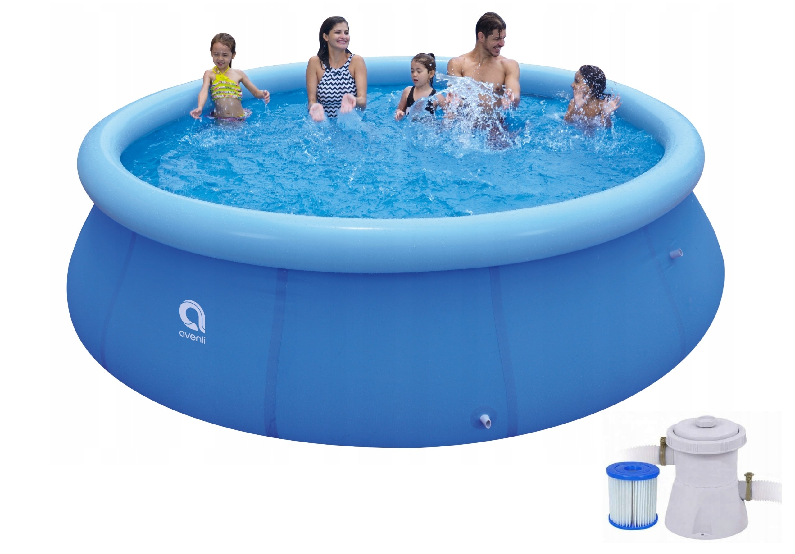 GARDEN ROUND EXPANSION POOL AVENLI 420 X 84 cm + FILTER PUMP