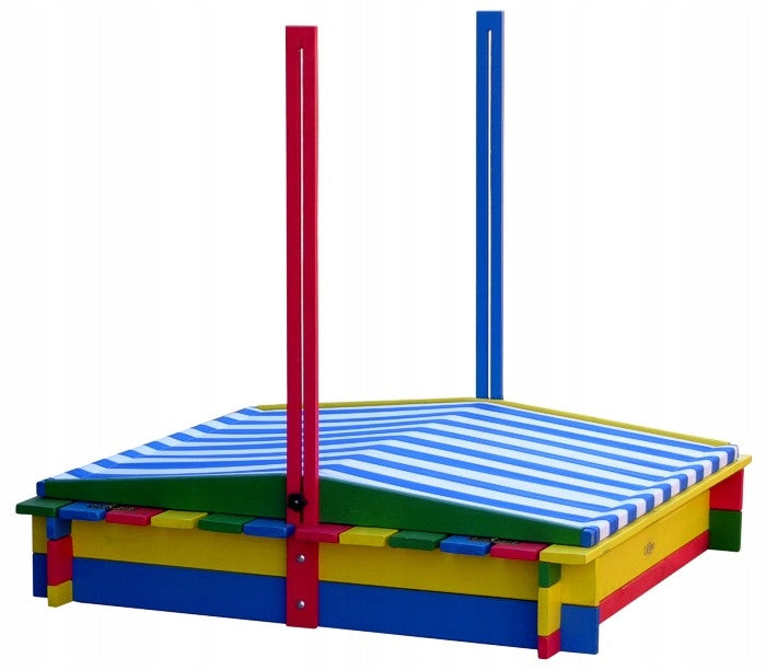 GARDEN SANDBOX FOR CHILDREN WITH A COLORFUL ROOF EAN (GTIN) 5903175600042