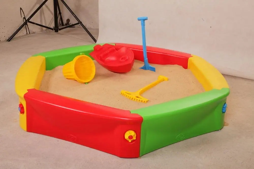 GARDEN SANDBOX PLASTIC LARGE LOCKABLE FOR CHILDREN TO PLAY Brand BJ Plastik