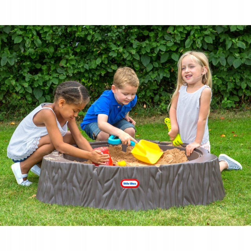 GARDEN SANDBOX PLASTIC LITTLE TIKES SWIMMING POOL FOR CHILDREN TRUNK TREE. Kid's age 12+ months