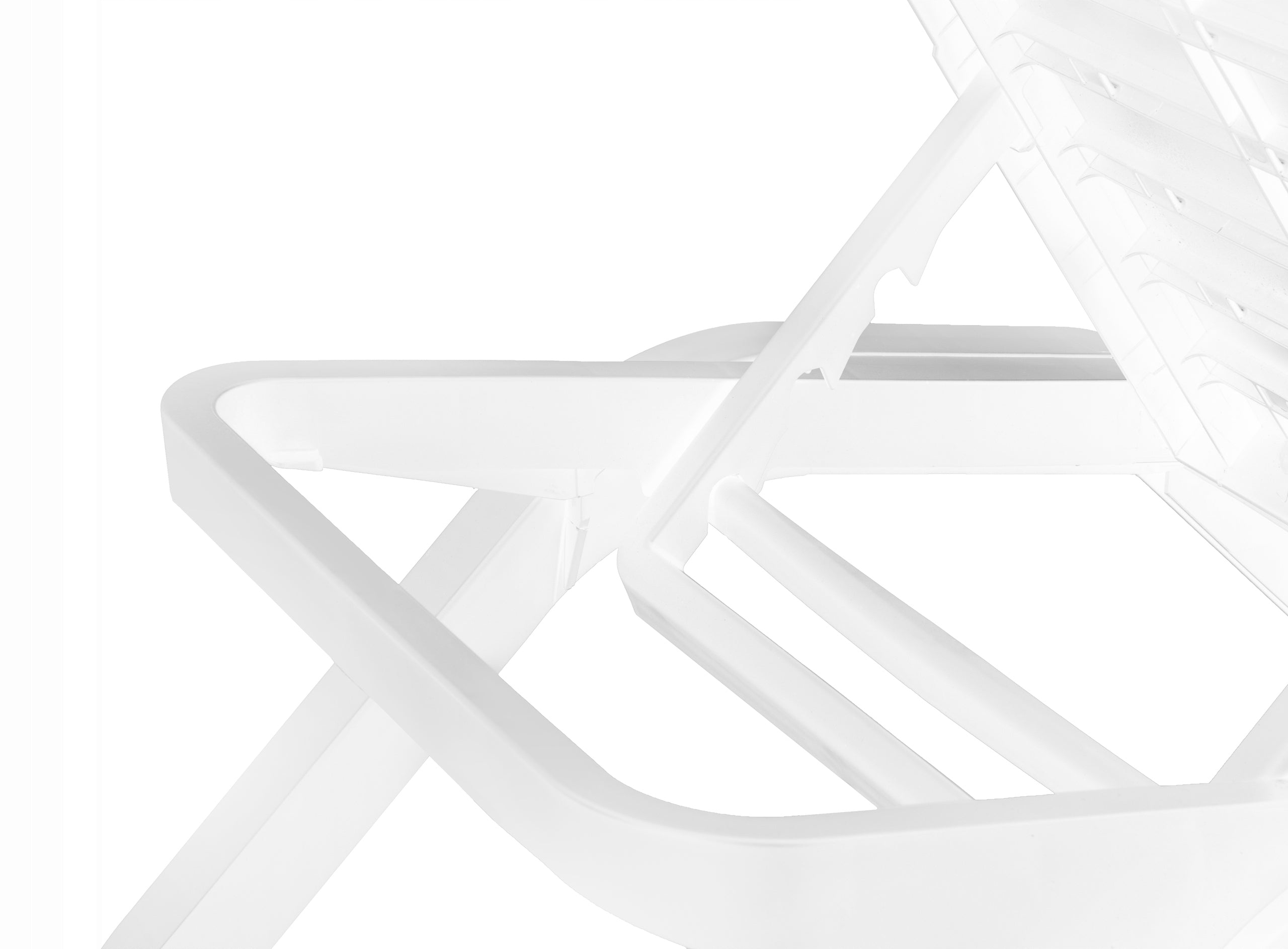 GARDEN SUN LOUNGER POOL ROCCO ADJUSTABLE WHITE Model LEZAK_MONOBLOCCO_SCR023BI