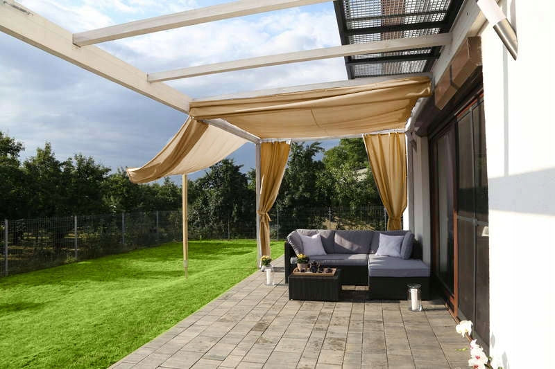 GARDEN SUN SAIL EXPANDABLE 3x3m Product height 300 cm