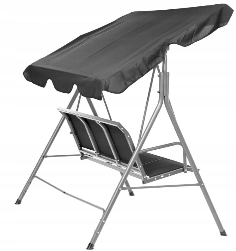 GARDEN SWING 3-SEAT ROCKING BENCH CANOPY Kind freestanding