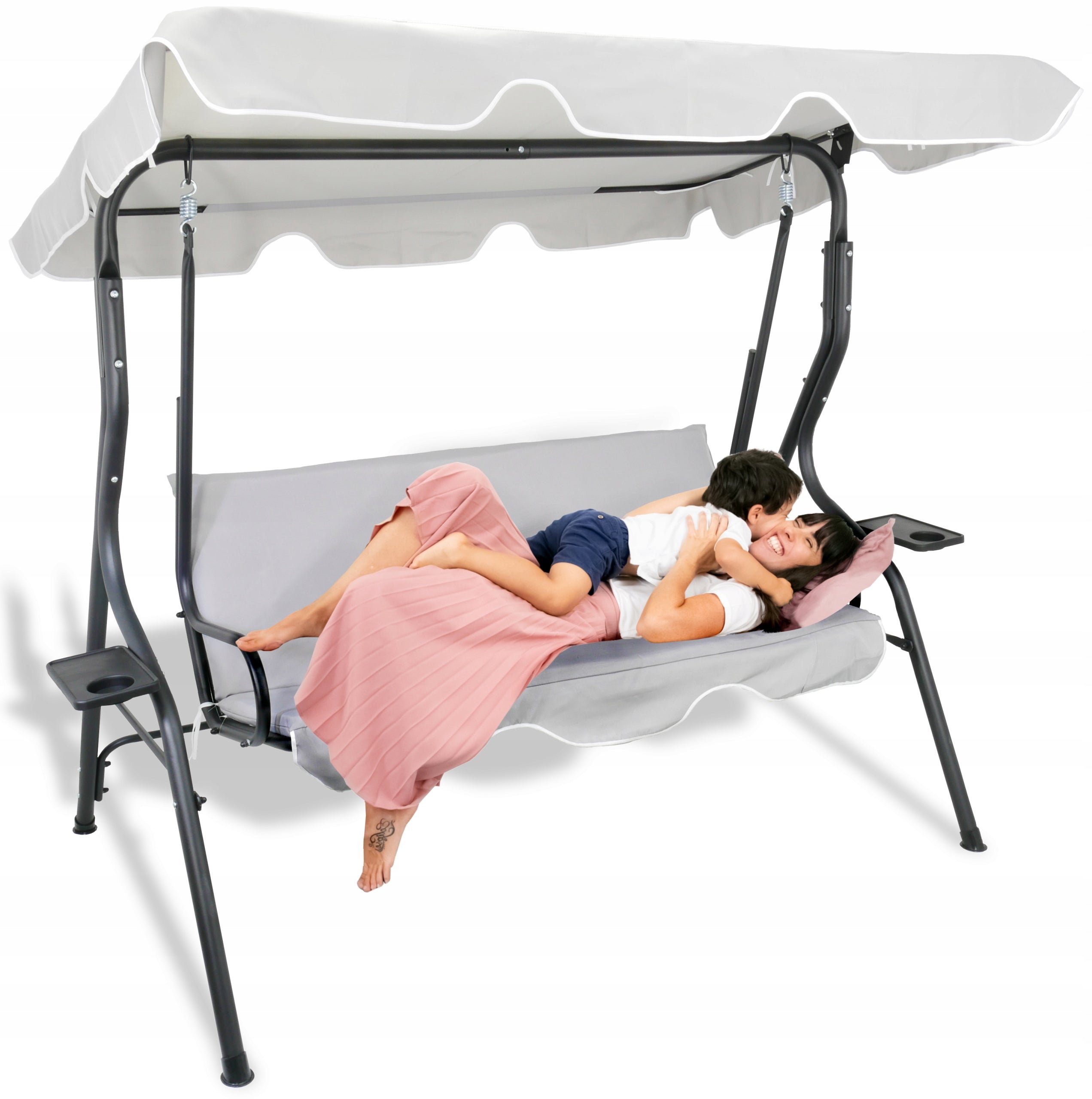 GARDEN SWING 3-SEAT ROCKING BENCH + LARGE MATTRESS EAN (GTIN) 5901292695422