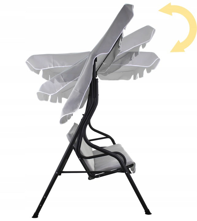 GARDEN SWING 3-SEAT ROCKING BENCH + LARGE MATTRESS Packaging status original
