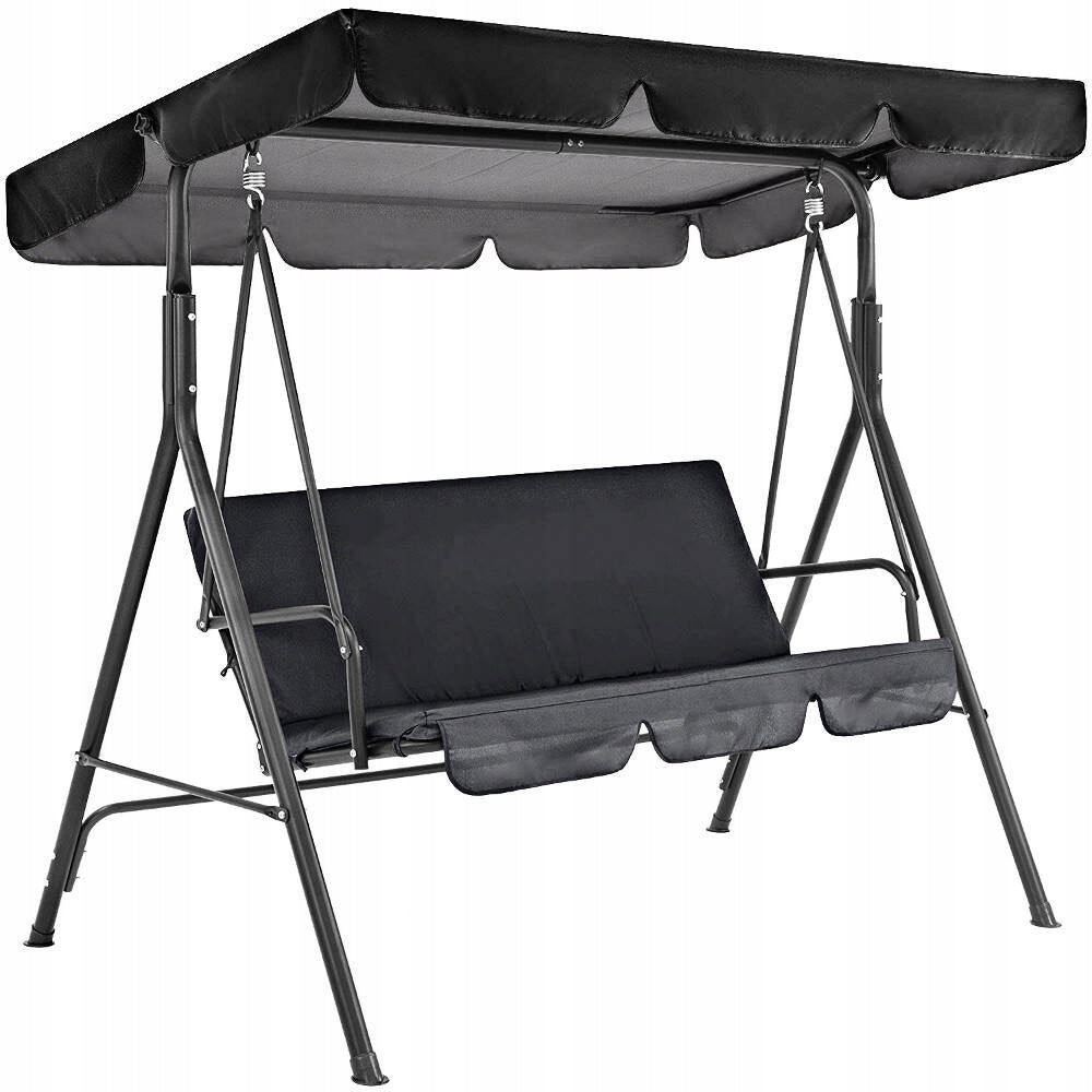 GARDEN SWING 3-SEATER FREESTANDING ROCKING BENCH + MATTRESS CANOPY Manufacturer code hust3