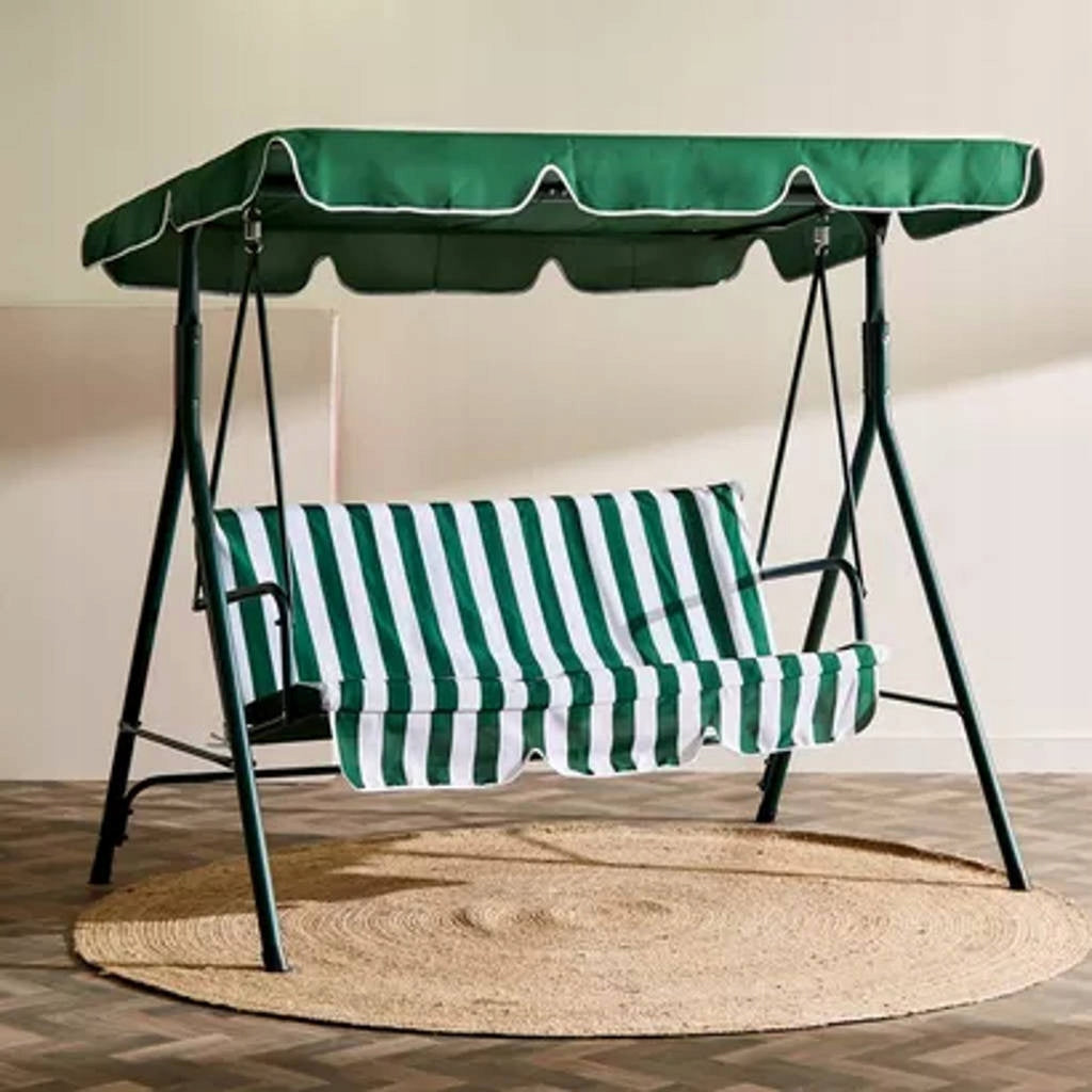 GARDEN SWING 3-SEATER FREESTANDING ROCKING BENCH + MATTRESS Manufacturer code hust2