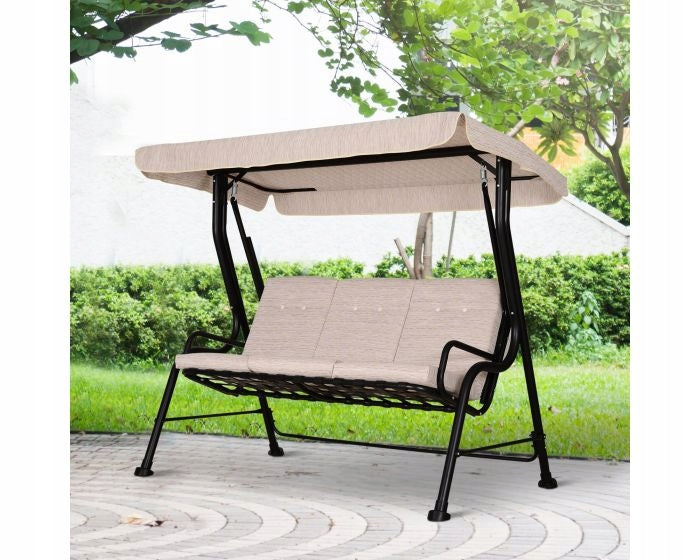 GARDEN SWING CANOPY ROOF COVER 90x170cm DURABLE SOLID STRONG Packaging status original