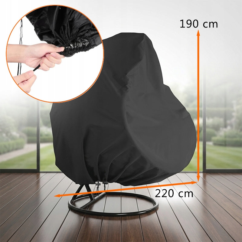 GARDEN SWING COVER COCOON HANGING CHAIR LARGE XXL WATERPROOF +UV Manufacturer VELACO