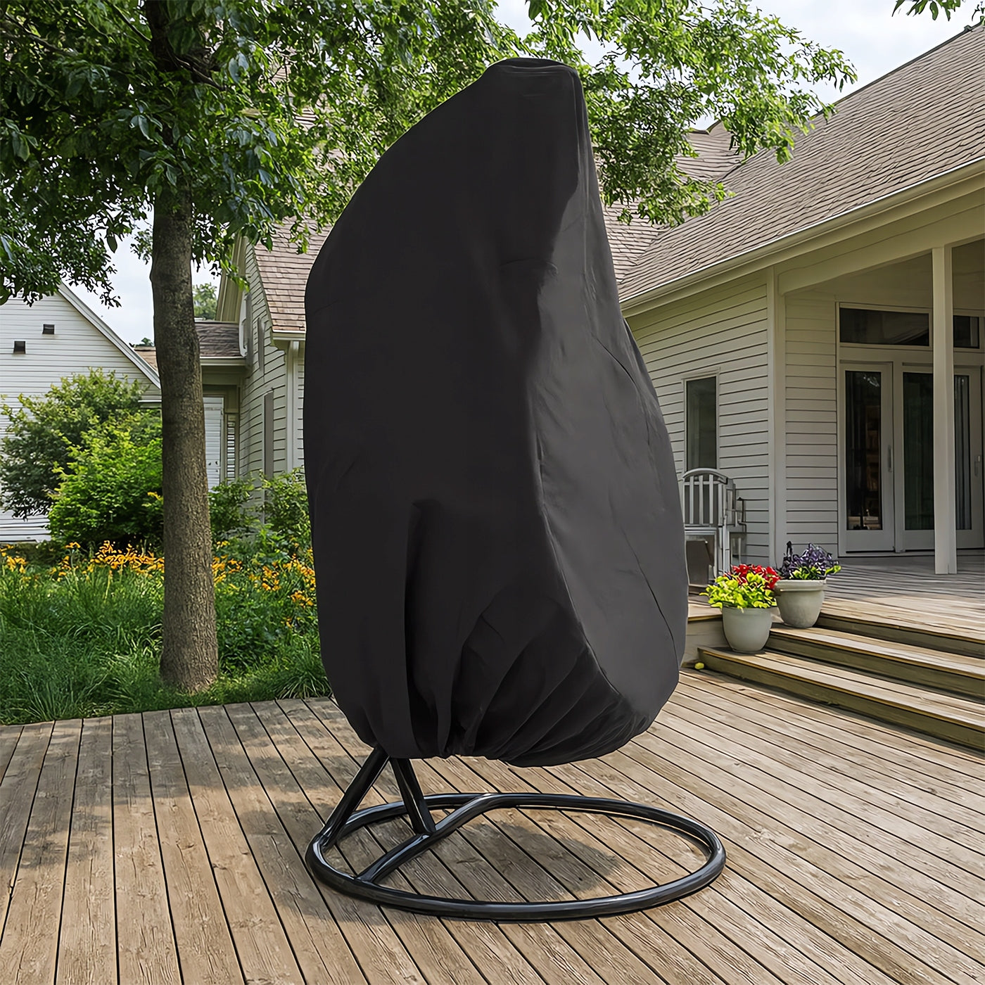 GARDEN SWING COVER COCOON basket hanging WATERPROOF UV COVER UNI Product width 110 cm