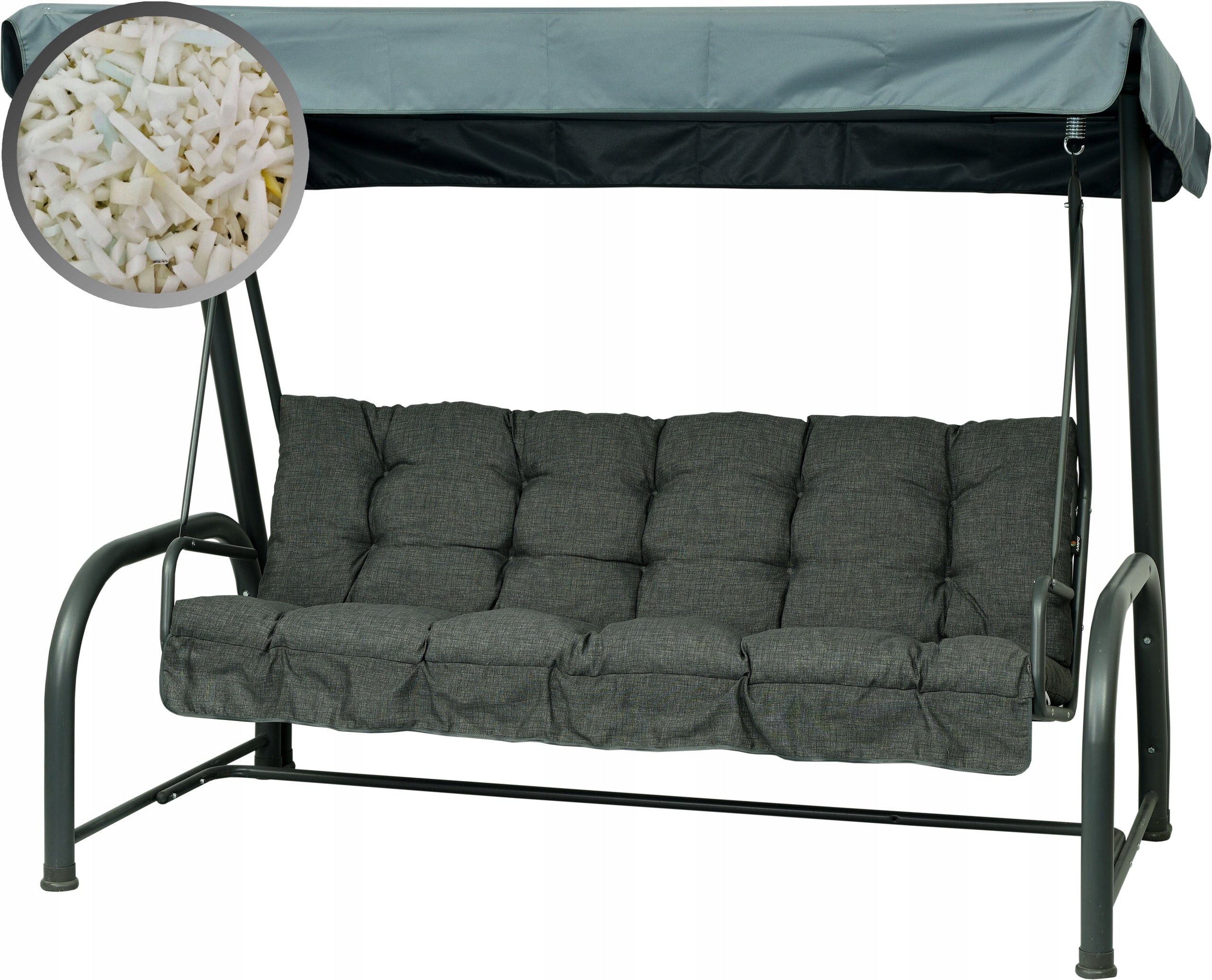 GARDEN SWING CUSHION 135 CM strong bottom