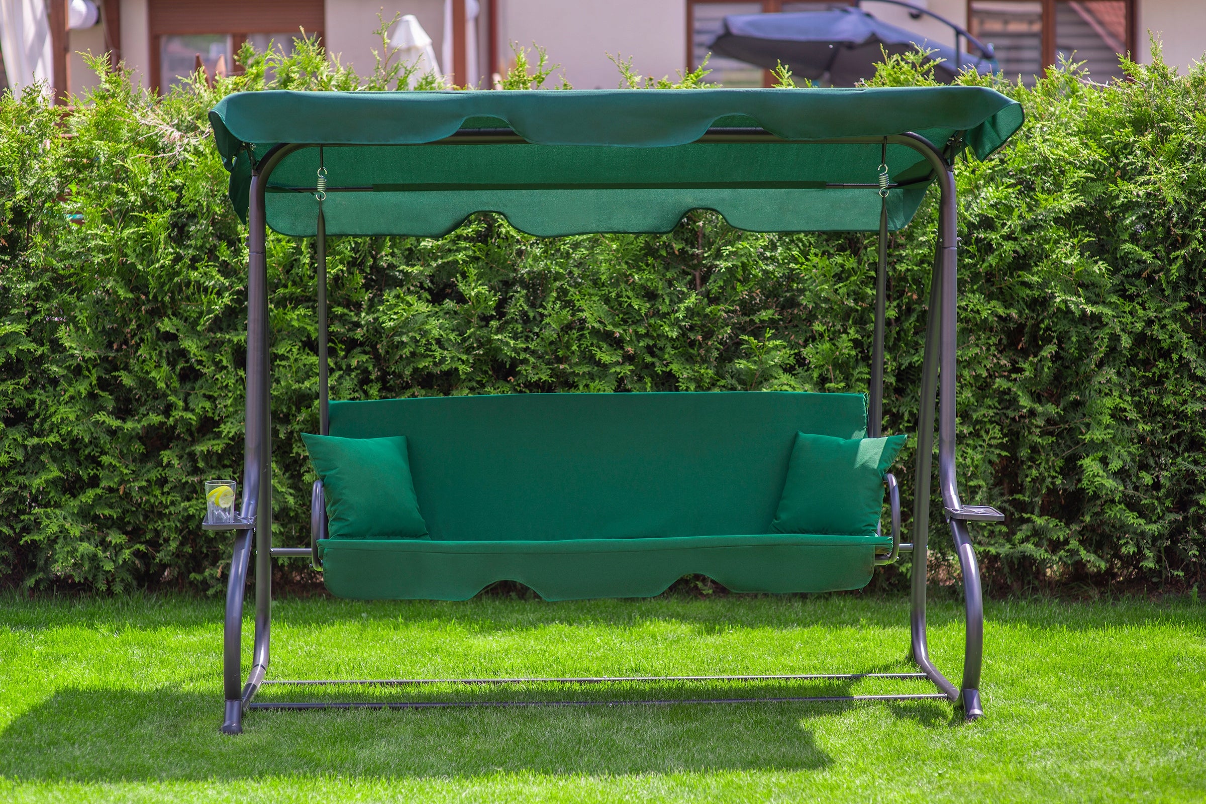 GARDEN SWING FOLDING COUCH XXL ROCKING 2IN1 MATTRESS + PILLOWS Manufacturer Funfit Garden
