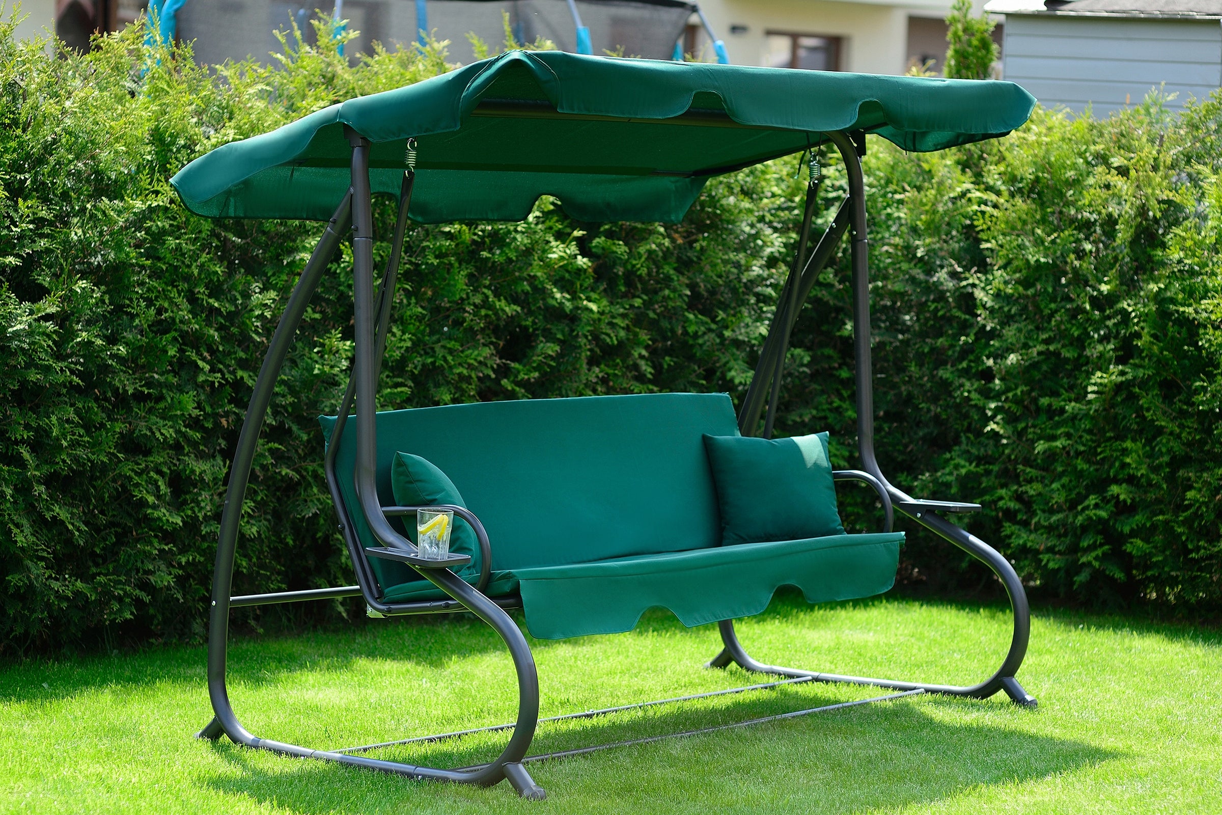 GARDEN SWING FOLDING COUCH XXL ROCKING 2IN1 MATTRESS + PILLOWS Manufacturer code 181