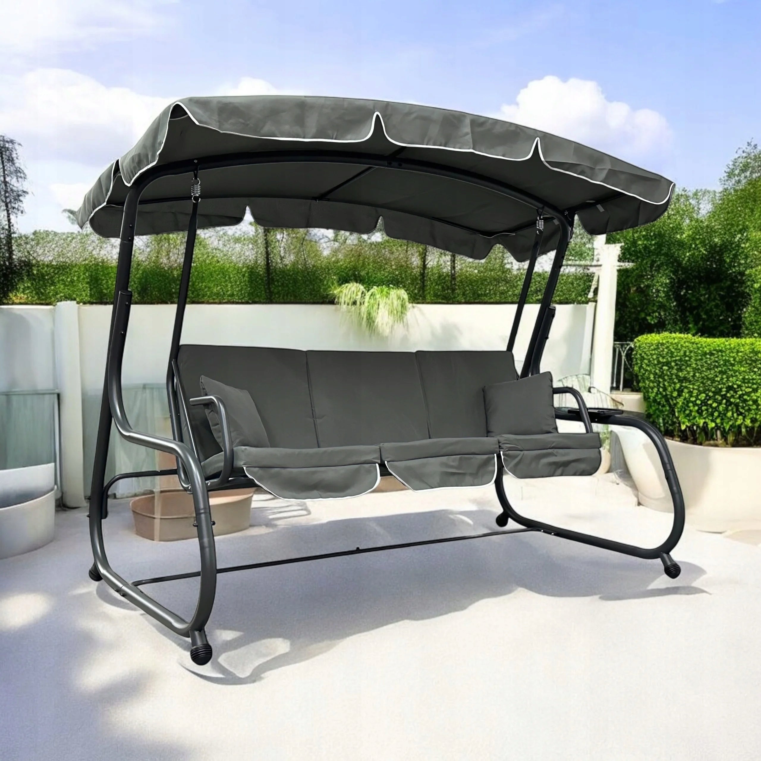 GARDEN SWING FOLDING FREESTANDING LARGE, ROCKING GREY XXL Manufacturer MTG Trade Group