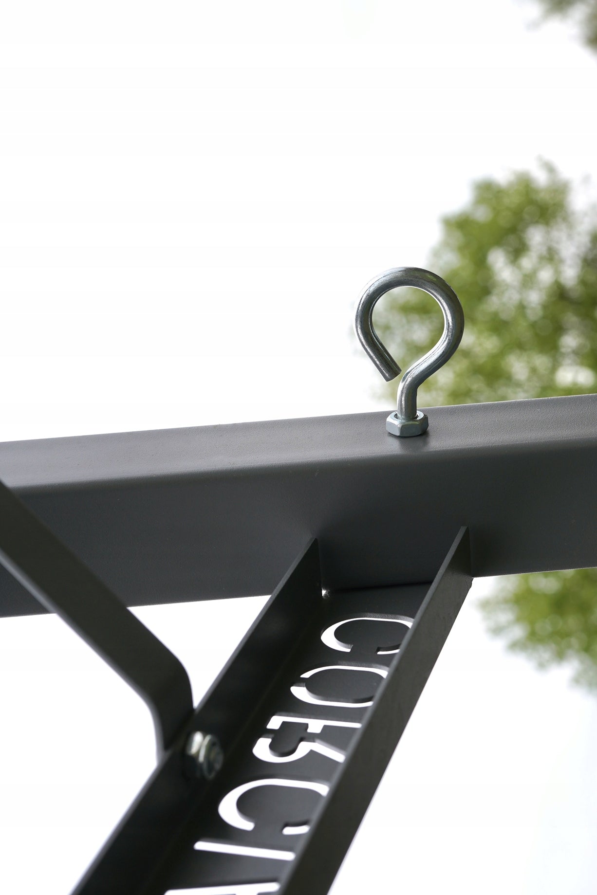 GARDEN SWING FOR CHILDREN DOUBLE FRAME CORCIANO FOR GARDEN STEEL Seat width 265 cm