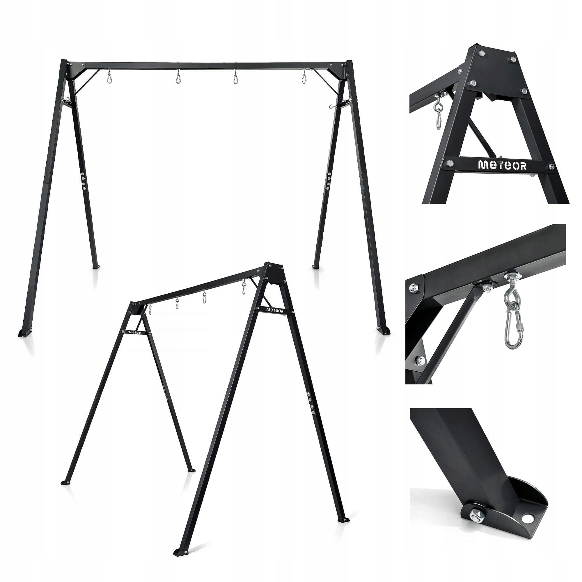 GARDEN SWING FRAME STABLE STRONG STURDY 2 SEATS UP TO 200KG Packaging status original