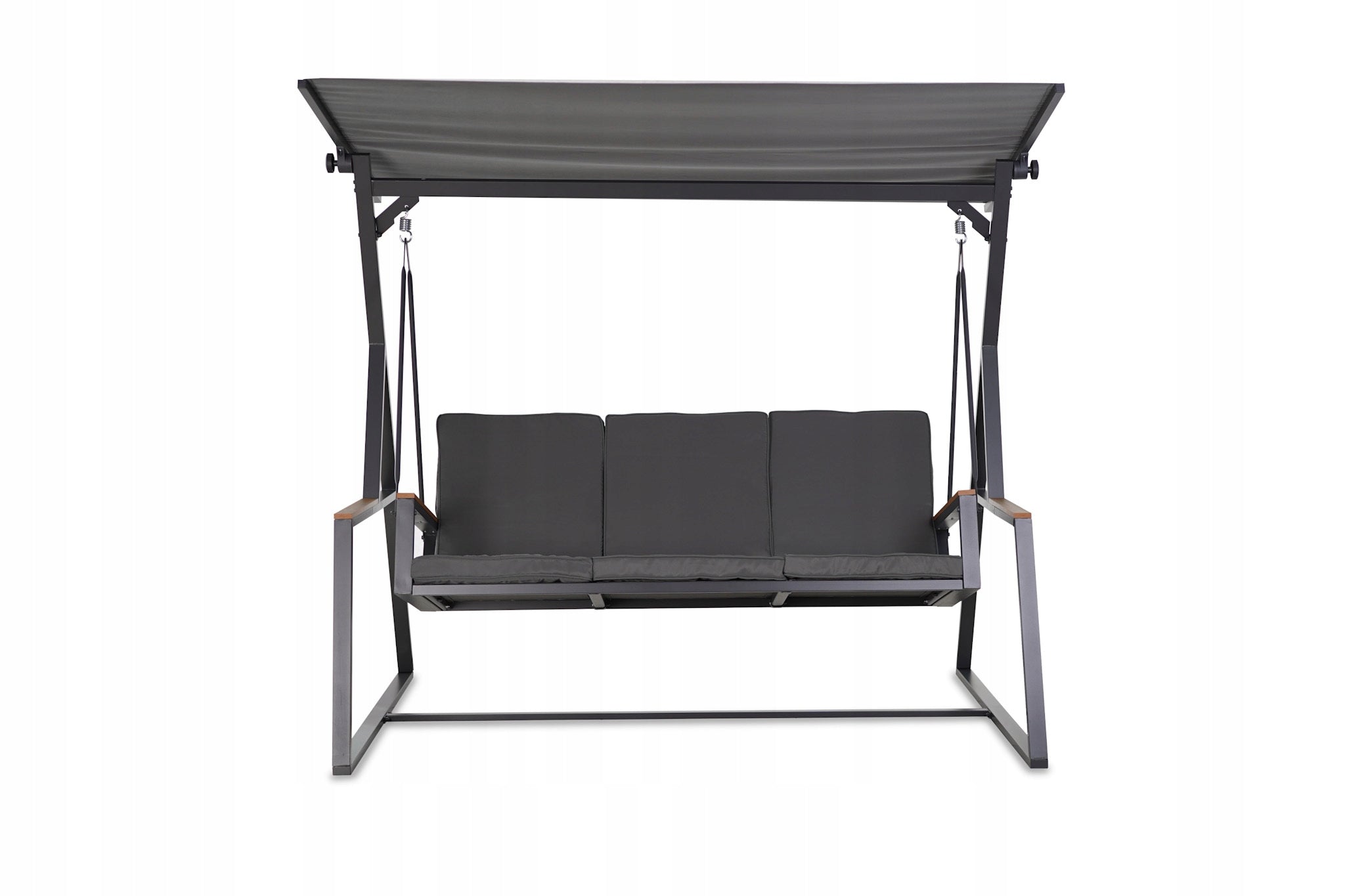 GARDEN SWING LUX PREMIUM ROCKING LINE WITH VISOR Material of manufacture metal