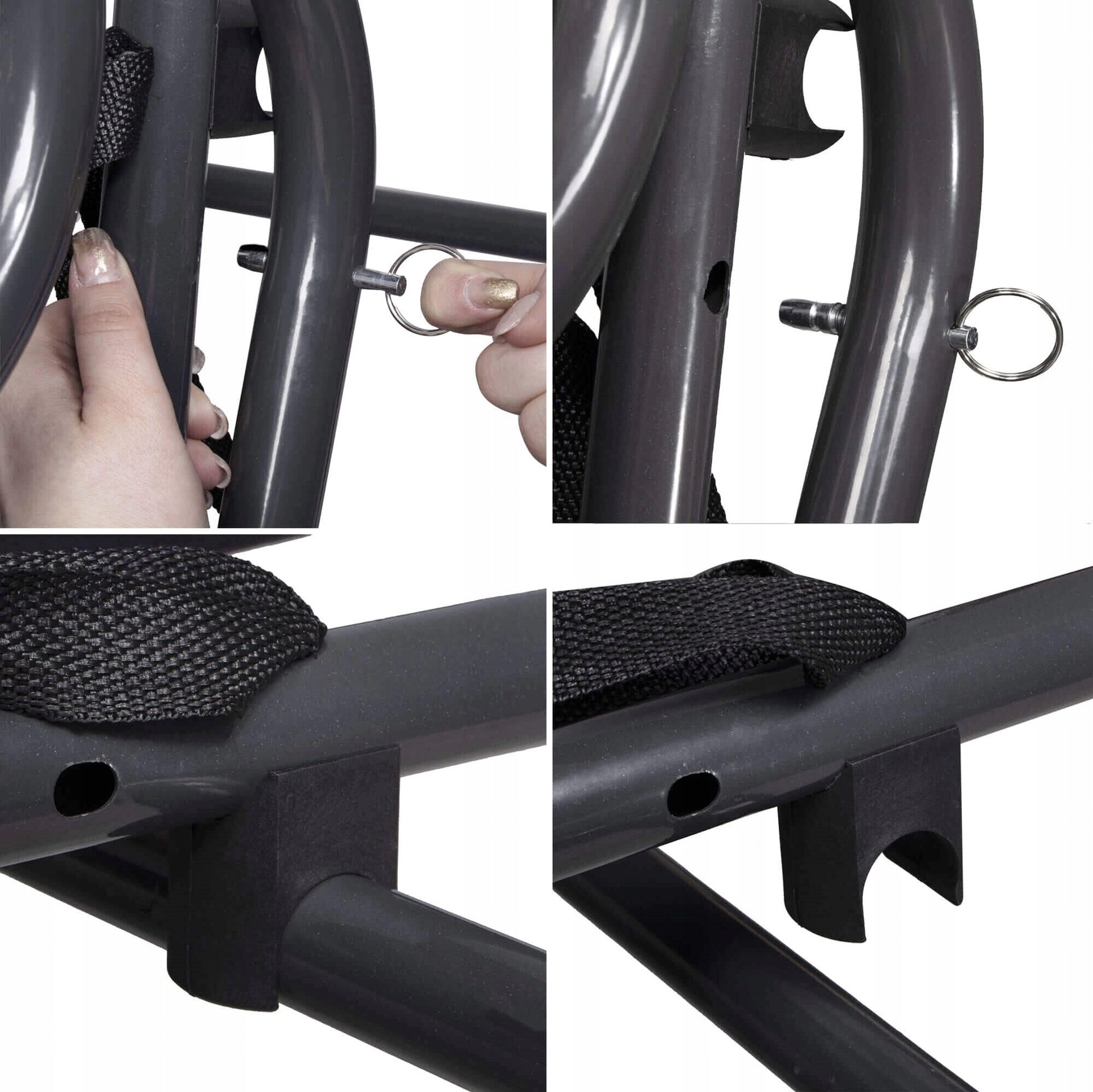 GARDEN SWING ROCKING CANOPY BENCH 3 PERSON FREESTANDING COUCH 280kg Seat width 45 cm