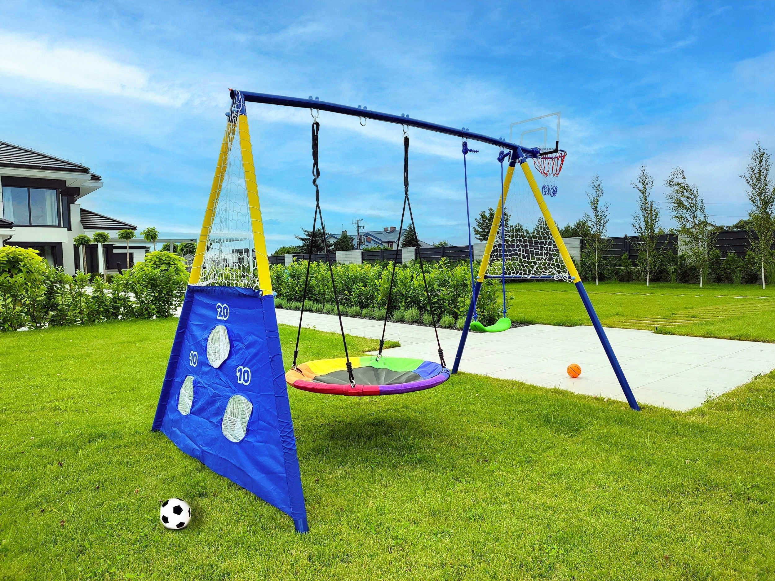 GARDEN SWING SQUARE TOYS FOR CHILDREN SWING FRAME STORK NEST Manufacturer code 5905523060713