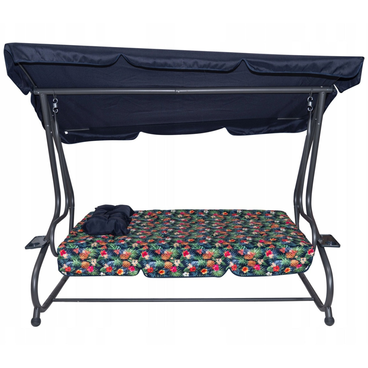 GARDEN SWING WITH CANOPY ROCKING FREESTANDING 2in1 FOLDING PILLOWS Manufacturer no brand