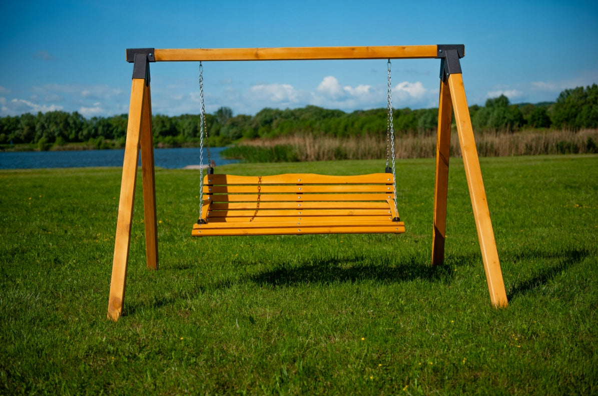 GARDEN SWING WOODEN SEAT WOODEN BENCH - VENUS Manufacturer code RO-WENUS