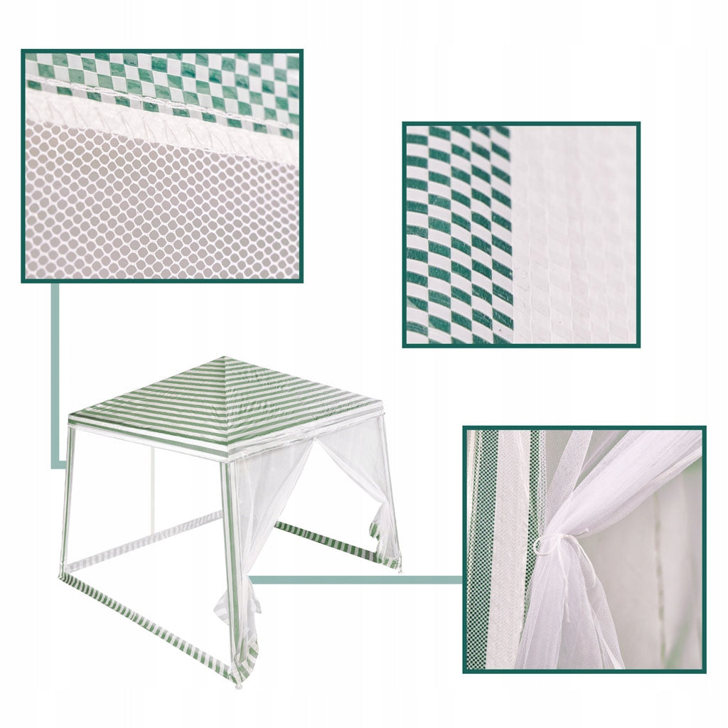 GARDEN TENT WITH MOSQUITO NET GAZEBO FOR GARDEN STABLE 3X3M Type pavilion
