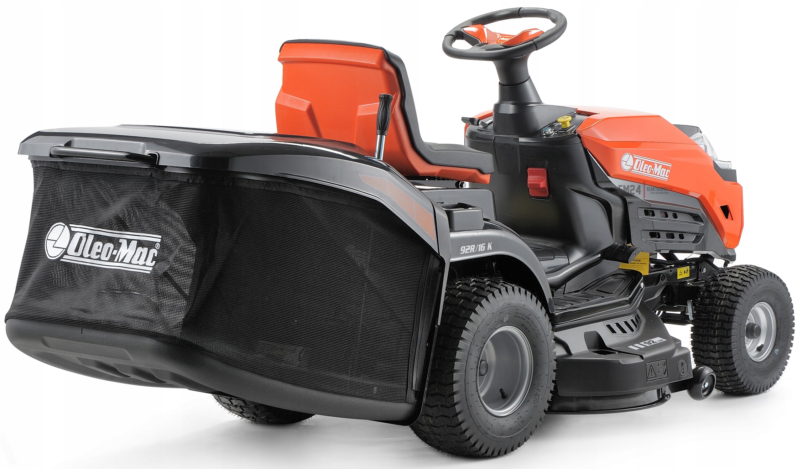 GARDEN TRACTOR MOWER OLEO-MAC OM 92R/19 KV 586C 92CM 19KM 2 CYLINDERS Series OM