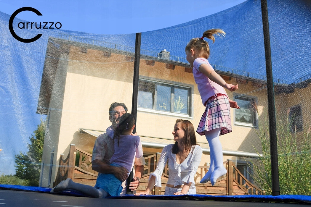 GARDEN TRAMPOLINE 10FT 312cm FOR CHILDREN MESH COVER Mat + FREEBIES Kid's age 3+ months