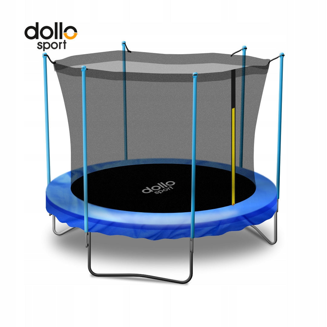 GARDEN TRAMPOLINE 252 CM 8 FT NET LADDER Brand Dollo Sport