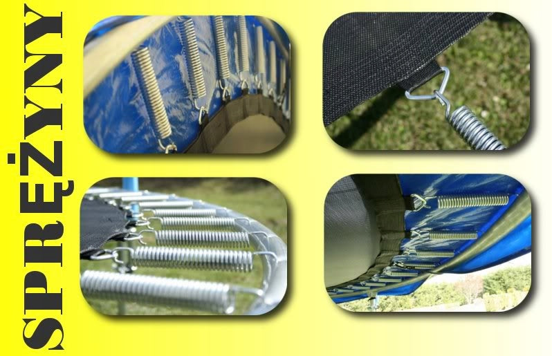 GARDEN TRAMPOLINE 252cm WITH SAFETY NET Net height 160 cm
