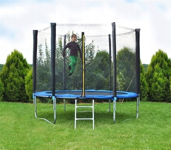 GARDEN TRAMPOLINE 3 LEGS QUALITY HARDENED STEEL