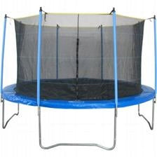 GARDEN TRAMPOLINE 305 cm WITH NET + LADDER
