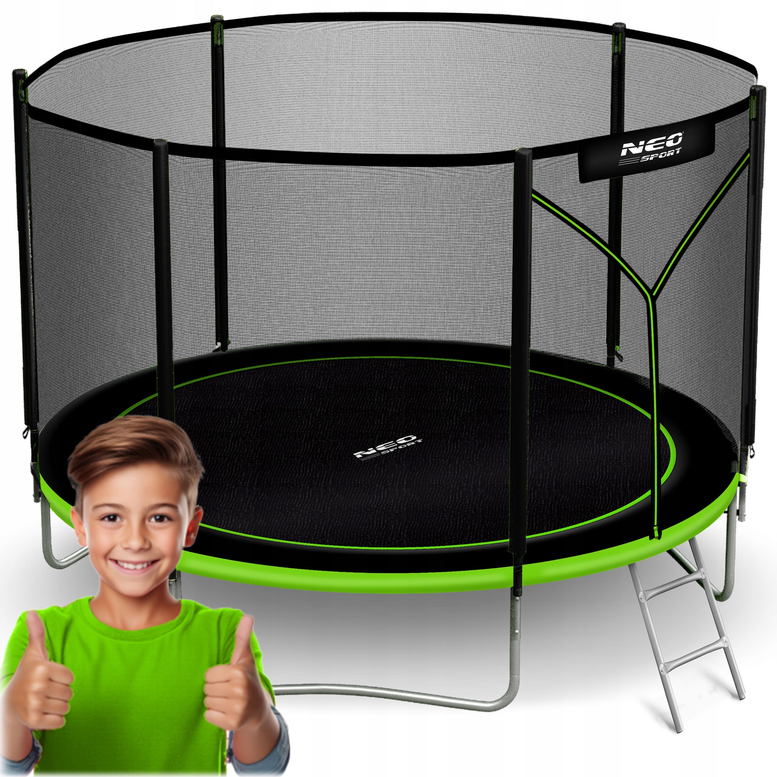 GARDEN TRAMPOLINE 312cm 10ft NEOSPORT model 2025