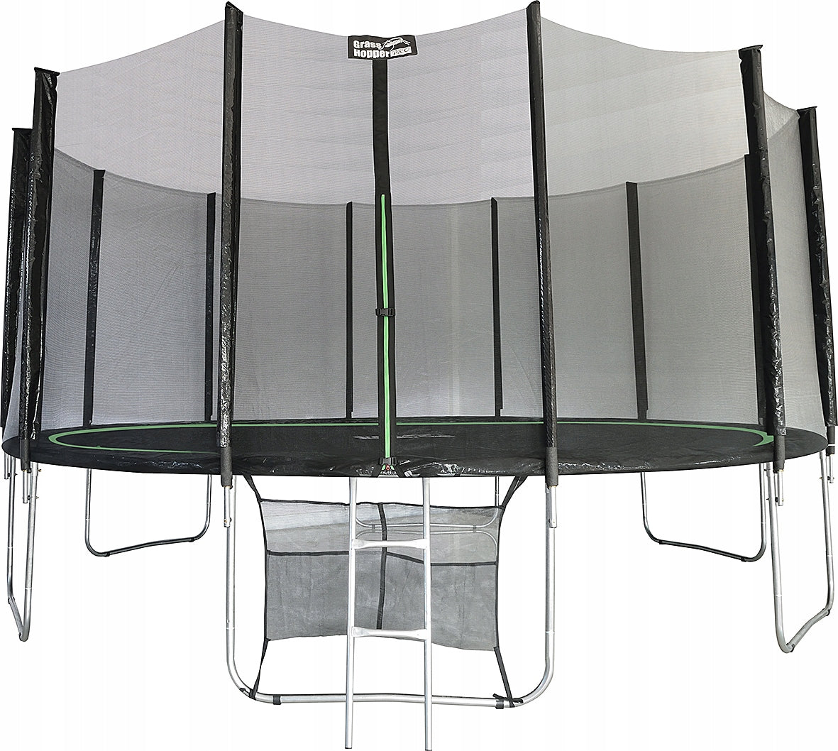 GARDEN TRAMPOLINE 488cm 16ft LADDER MESH