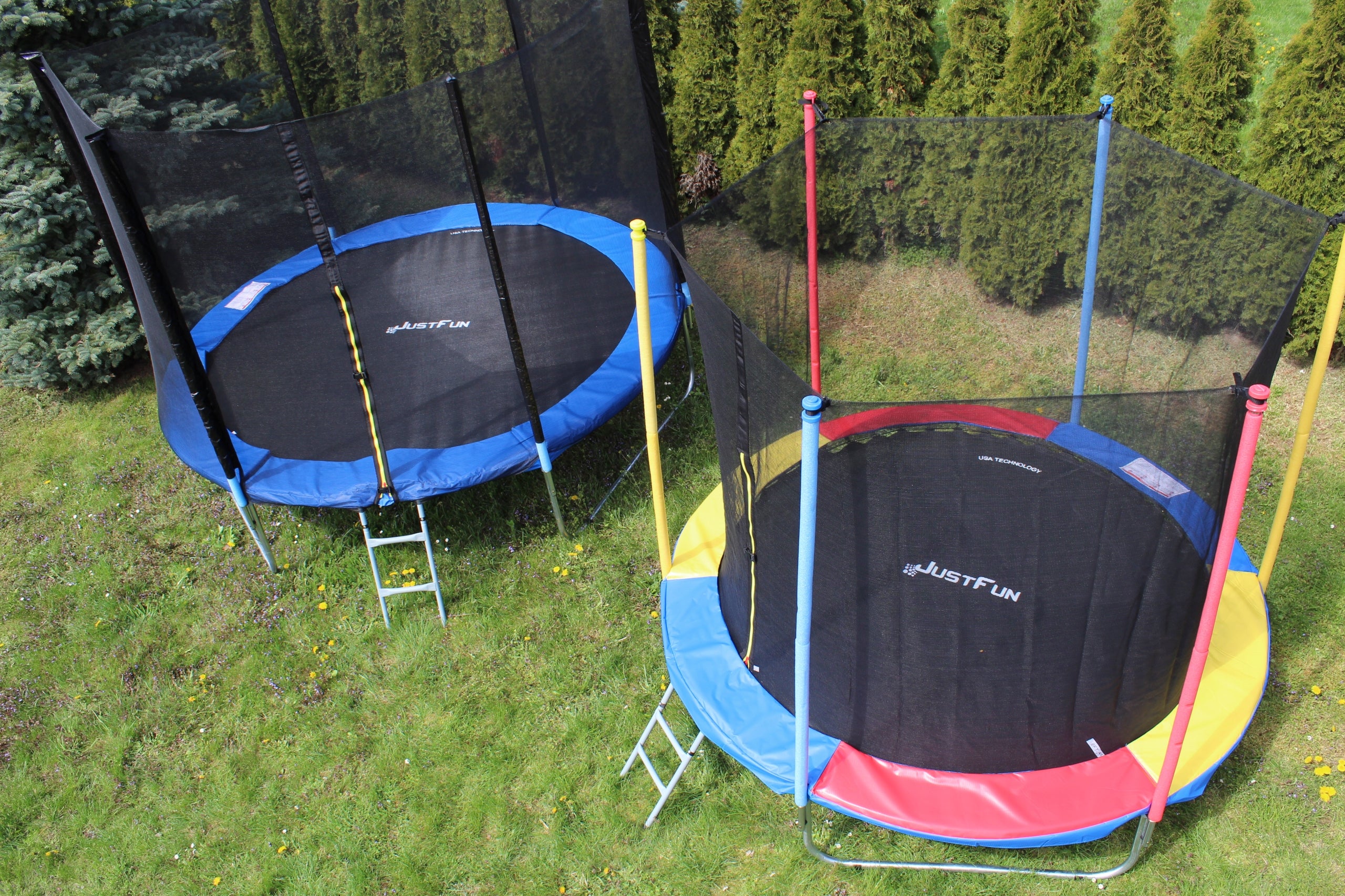 GARDEN TRAMPOLINE FOR CHILDREN JF 10FT- 305 CM MULTI Brand JUST FUN