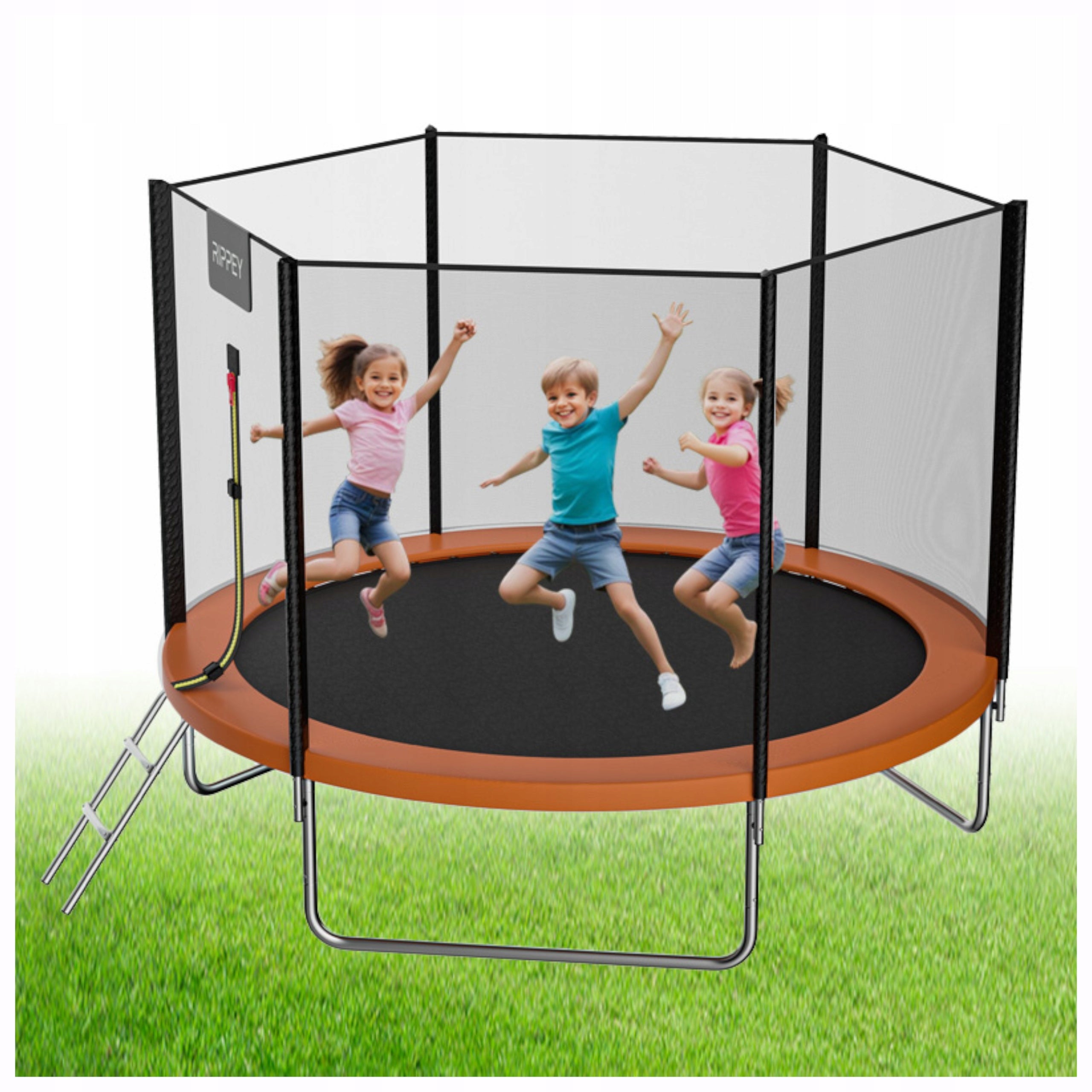 GARDEN TRAMPOLINE FOR CHILDREN SKY 10FT BLACK-ORANGE 305 CM 10FT-SKY